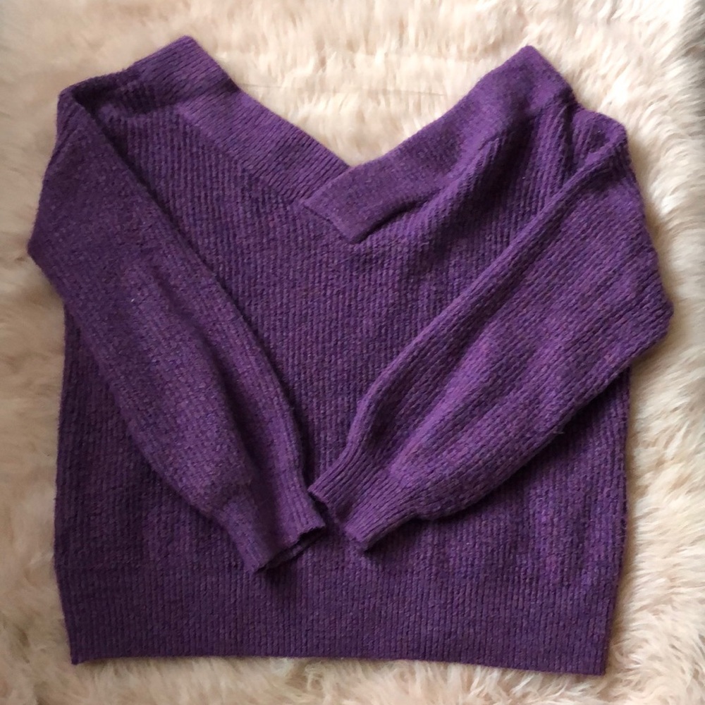 Purple sweater
